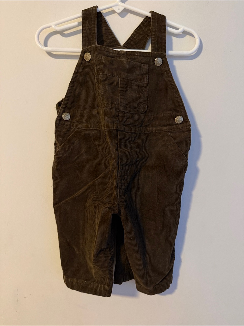 Ralph Lauren Brown Corduroy Kids Overalls